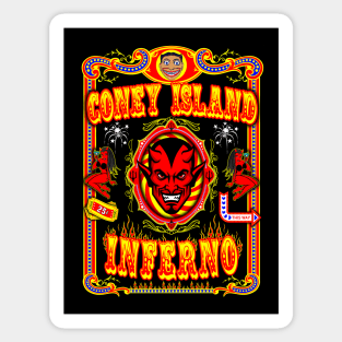 CONEY ISLAND 1 (INFERNO) Sticker